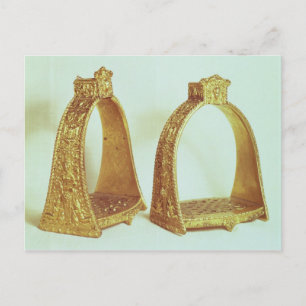 Stirrups belonging to Louis XIV Postcard