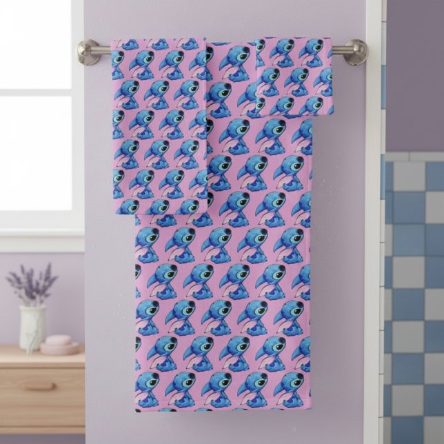 Stitch Bath Towel Set (Creator Uploaded)