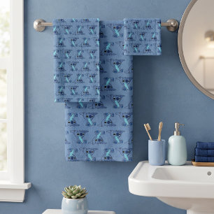 Stitch Bath Towel Set
