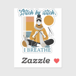 Stitch by Stitch I Breathe – Frase emocional para