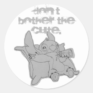 Stitch Classic Round Sticker