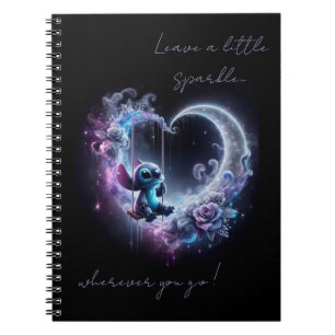 Stitch leave a little sparkle notebook