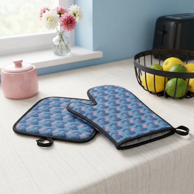 Stitch Oven Mitt & Pot Holder Set (Creator Uploaded)