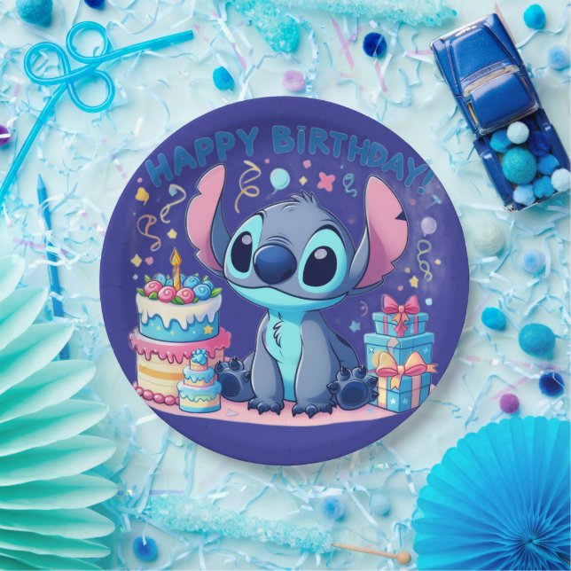Stitch Party Paper Plate (Party)