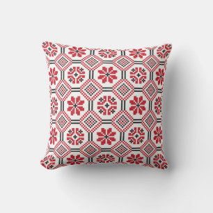 Stitch pattern cushion