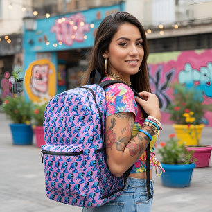 Stitch Printed Backpack