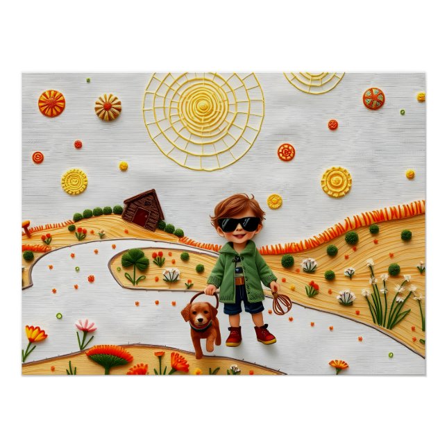 Stitched Cosmic Adventure Poster (Front)