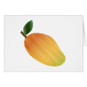Stitched mango design