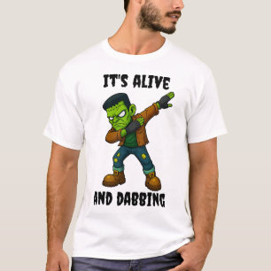 Stitched Monster is alive and dabs for Halloween T-Shirt