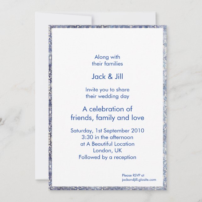 Stitchwork 5x7 invitation (Front)