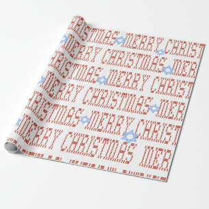 Stitchwork Chrismukkah Gift Wrap