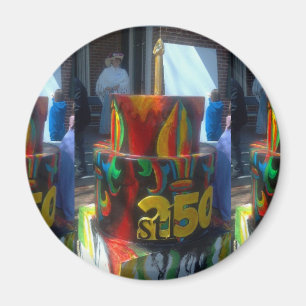 Stl250 Fleur De Lis Cake Magnet Payne Gentry House