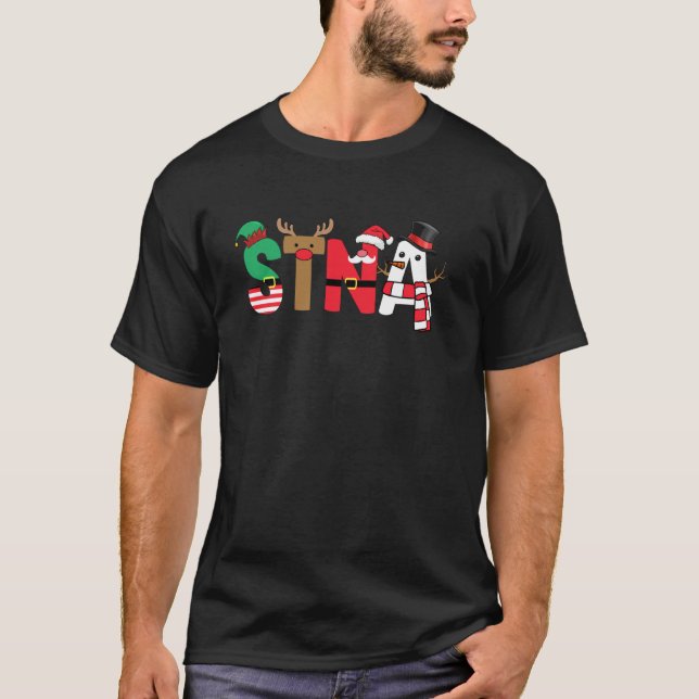 STNA Christmas Shirt State Tested Nurse Aide Xmas  (Front)