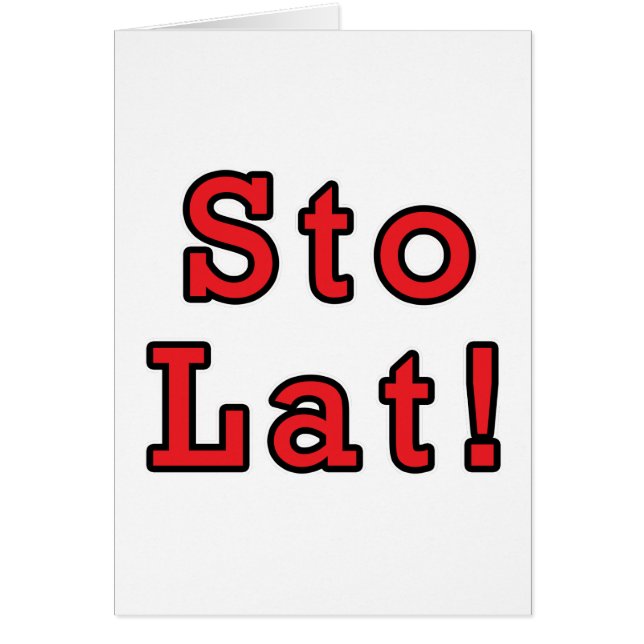 Sto Lat! (Front)