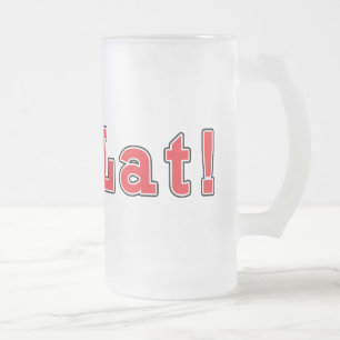 Sto Lat! Frosted Glass Beer Mug