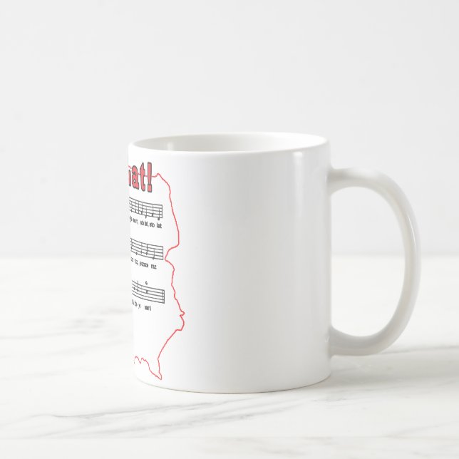 Sto Lat! Song Polish Map Coffee Mug (Right)