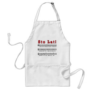 Sto Lat! Song Standard Apron