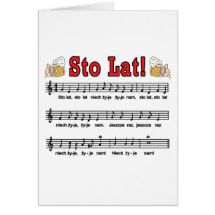 Sto Lat! Song With Beer Mugs