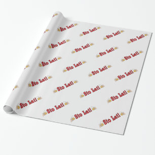 Sto Lat! With Beer Mugs Wrapping Paper