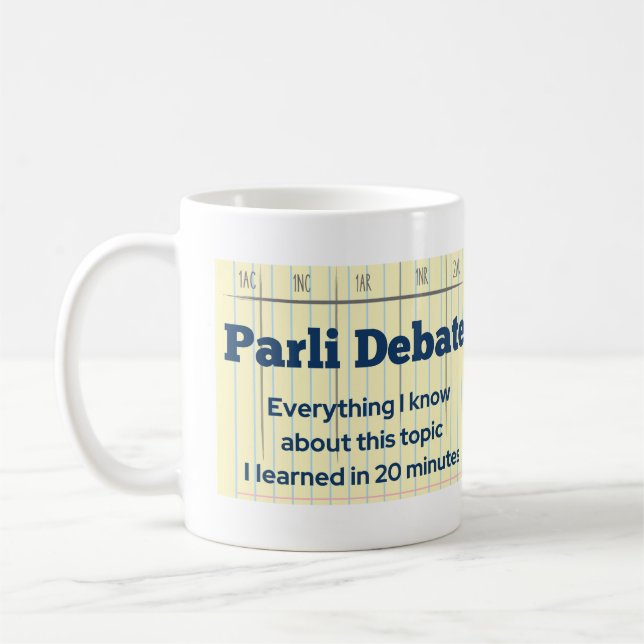 Stoa Parli  Debate Mug (Left)