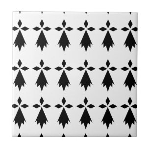 stoat Brittany flag Tile