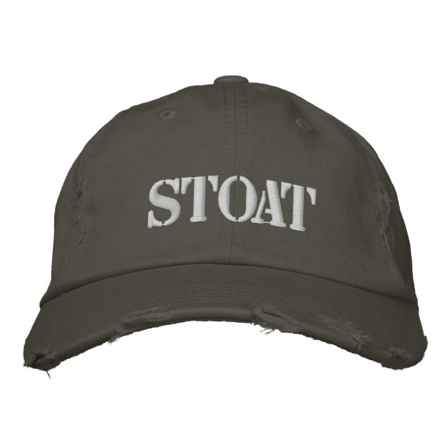 STOAT EMBROIDERED HAT (Front)