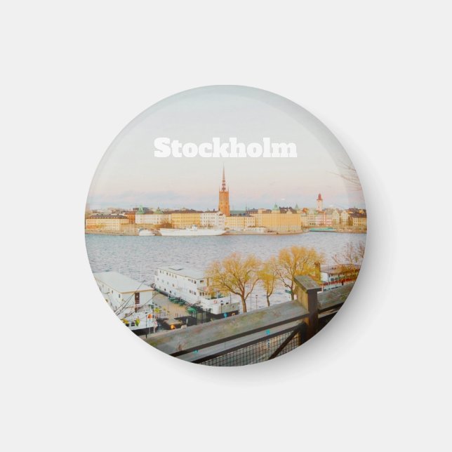 Stocholm, Sweden souvenir Magnet (Front)