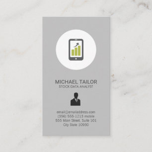 Stock Analyst Business Card