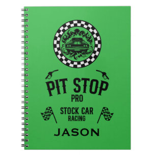 Stock Car Racing Gift Notebook