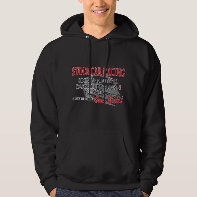 Stock Car Racing Hoodie (Front)
