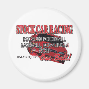 Stock Car Racing Magnet
