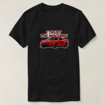 Stock Car Racing Tee - Black | I Trust the Machine