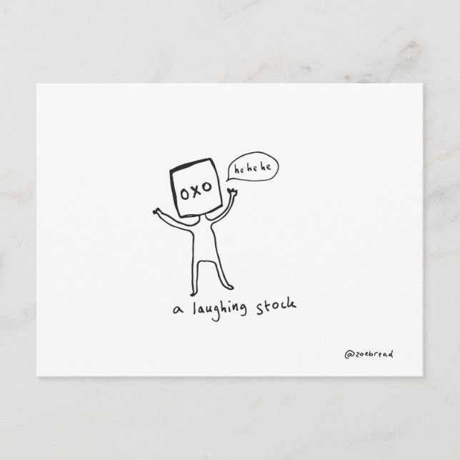 stock cube postcard (Front)