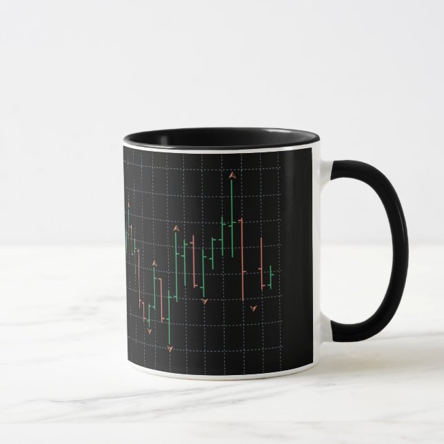 Stock exchange chart  mug (Right)