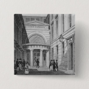 Stock Exchange, London, from 'Metropolitan 15 Cm Square Badge