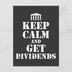 Stock Exchange Market Trading Dividends Day Trader Postcard