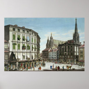 Stock-im-Eisen-Platz, with St. Stephan's Poster