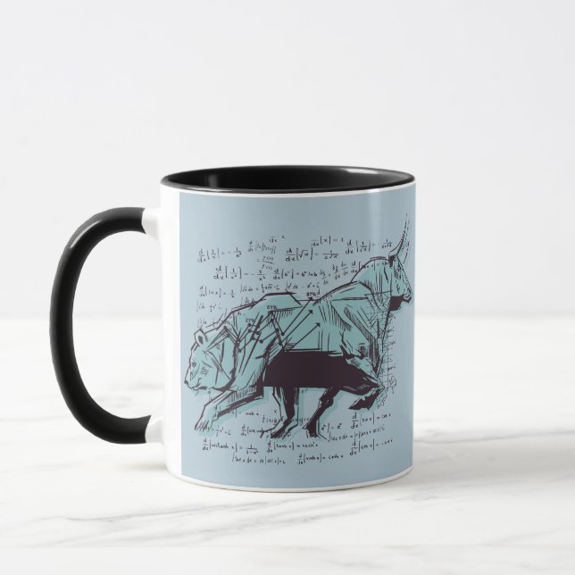 Stock Market Analysis Finance Mug (Left)