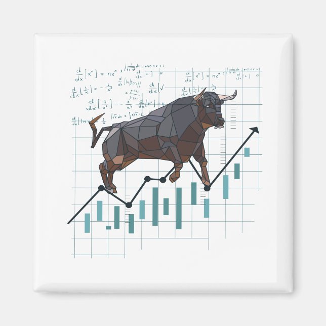 Stock Market Bullish Trend Magnet (Front)