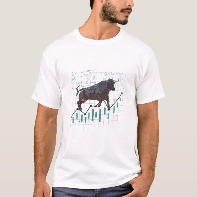 Stock Market Bullish Trend T-Shirt (Front)