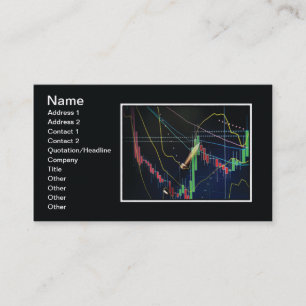 Stock market business card