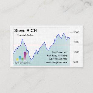 Stock market Business Card template