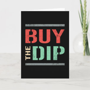 Stock Market Buy The Dip Bear Bull Trading Trader Card
