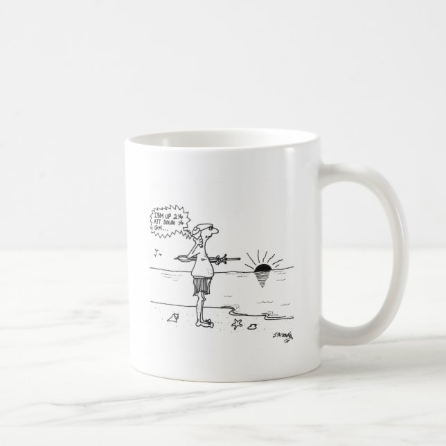 Stock Market Cartoon 4013 Coffee Mug (Right)