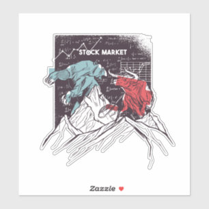 Stock Market Fight Bull vs Bear Trading