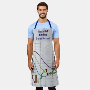 Stock Market Financial Kitchen Personalised Apron