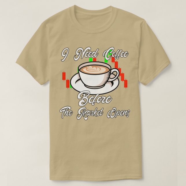 Stock Market Forex Trader Trading Stock Exchange T-Shirt (Design Front)