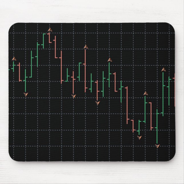 Stock Market Forex Trading Graph Mouse Mat (Front)