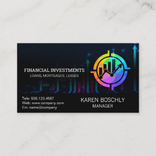 Stock Market Graph Money Chart Business Card