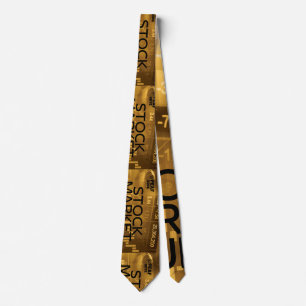 STOCK MARKET GURU by PEAF DOVE© Billionaire Neck Tie